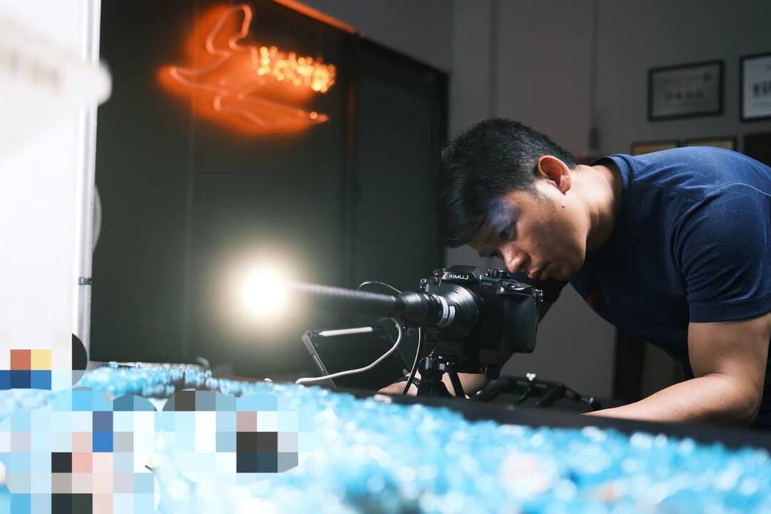 码头黄昏工业拍摄现场